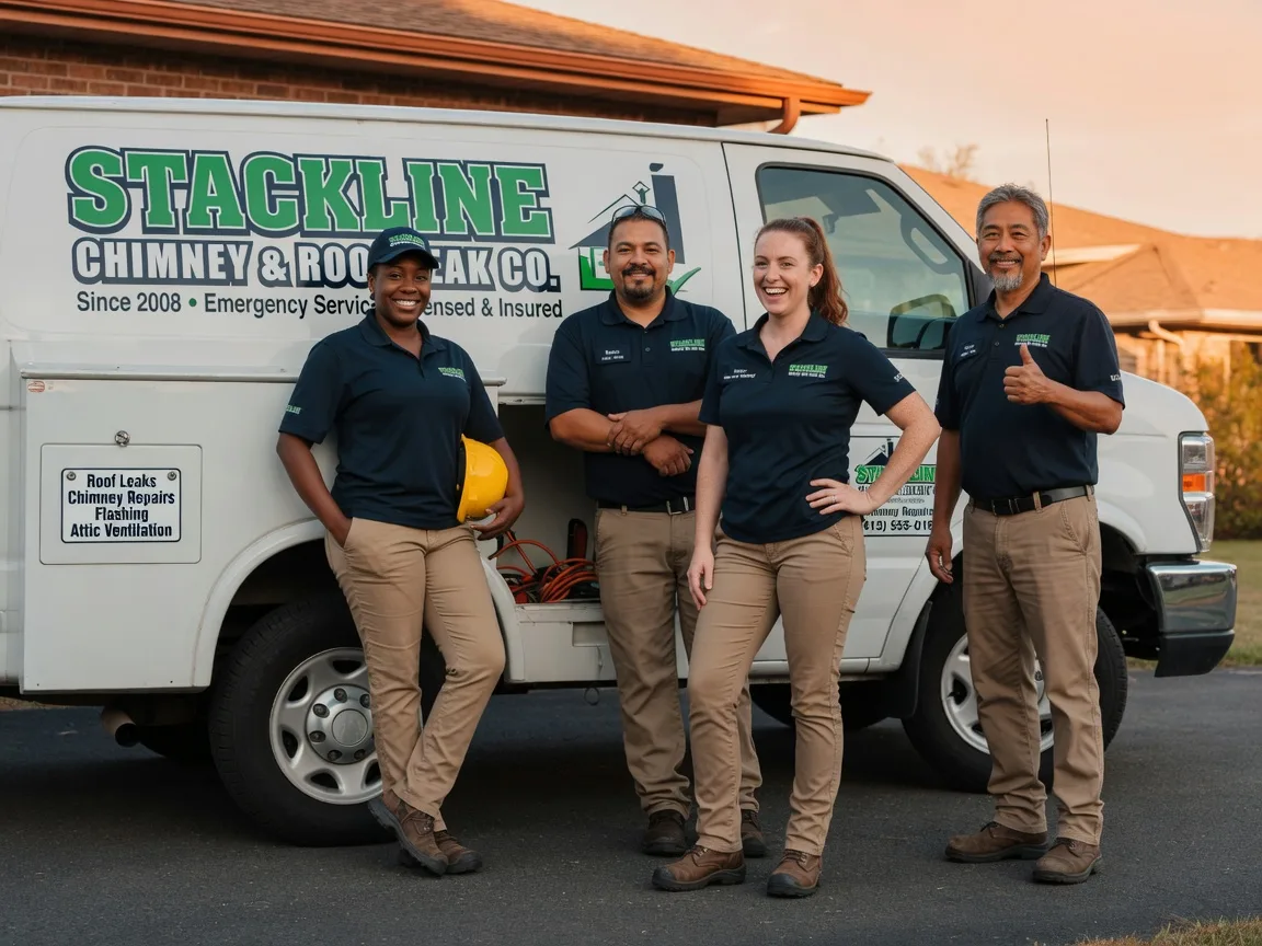 Chimney flashing repair company in Burghill, OH